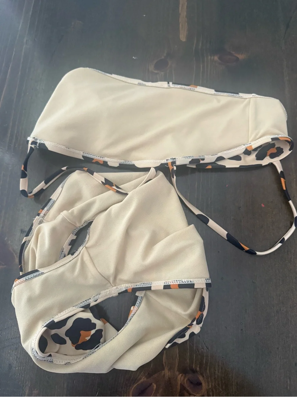 art class Girls Leopard Print Bikini, girls XL 14-16